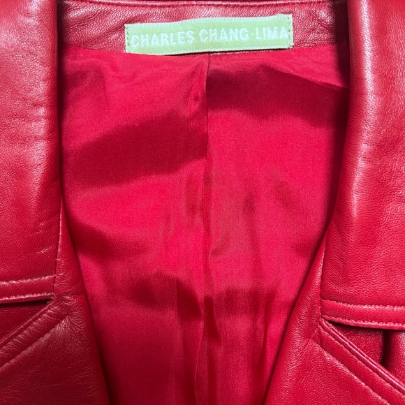 Charles Chang-Lima Red Size 6 - Picture 8 of 13